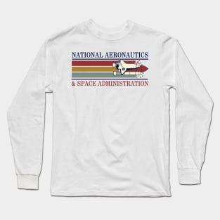 Retro Nasa Stripes Long Sleeve T-Shirt